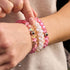 Licorne Rose | Argent | Bracelet de perles de verre sirène